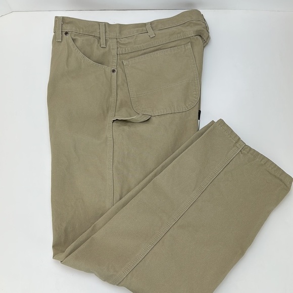 Dickies Carpenter Jeans Relaxed Fit 40X32 Work Pants Pockets Utility Loop Khaki - Picture 3 of 12